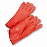 imagen de West Chester Orange Large Chemical-Resistant Gloves - 11.75 in Length - Rough Finish - 1027ORF