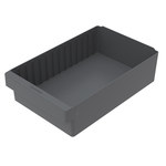 imagen de Akro-mils Akrodrawer 25 lb Gris Poliestireno Estante Contenedor de almacenamiento - longitud 17 5/8 pulg. - Ancho 11 1/8 pulg. - Altura 4 5/8 pulg. - Compartimientos 1 - 31118 GREY
