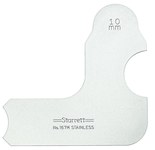 imagen de Starrett Acero Medidor de radio - 167M-10