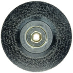 imagen de Weiler Polyflex 35216 Cepillo de rueda - Anudado encapsulado Acero cerda