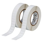 imagen de Brady THT-59-351-10 Rollo de etiquetas troqueladas para impresoras - 1 pulg. x 1/2 pulg. - Vinilo - Blanco - B-351