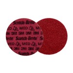imagen de 3M Scotch-Brite Juego de destornilladores de precisión Rojo Disco autoadherente de precisión para acondicionamiento de superficies - Juego de destornilladores de precisión - 6 pulg. - Mediano - 89239