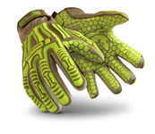 imagen de HexArmor Rig Lizard 2030 Marrón/Amarillo 9 Cuero sintético Sintético Corte y Cosido Guante resistente a cortes - 2030 sz 9