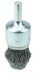 imagen de Weiler Steel Cup Brush - Shank Attachment - 3/4 in Diameter - 0.010 in Bristle Diameter - Brush Style: Controlled Flare - 10305