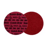 imagen de 3M Scotch-Brite Juego de destornilladores de precisión Rojo Disco autoadherente de precisión para acondicionamiento de superficies - Juego de destornilladores de precisión - 7 pulg. - Mediano - 89234