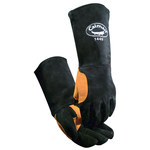 imagen de PIP Caiman 1449 Negro Grande Grano Cuero vacuno Guante para soldadura - 710927-14495