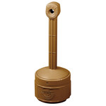 imagen de Justrite Smoker's Cease Fire Receptáculo para fumar 26806T - 11 pulg. x 30 pulg. - Beige - 09545