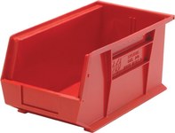 imagen de Quantum Storage Rojo Polipropileno Contenedor de almacenamiento - Ancho 8-1/4 pulg - Altura 7 pulg. - QUS240 RED