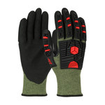 imagen de PIP G-Tek PolyKor X7 16-MP935 Green/Black XL Cut-Resistant Gloves - ANSI A9 Cut Resistance - Neofoam Coating - 16-MP935/XL