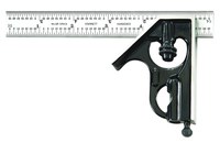 imagen de Starrett Acero forjado Escuadra combinada de acero - longitud de 6 pulg. - C33H-6-4R