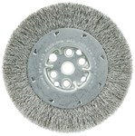 imagen de Weiler 01509 Wheel Brush - 6 in Dia - Crimped Stainless Steel Bristle