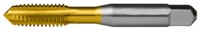 imagen de Cleveland 1002-TN 9/16-12 UNC H3 Plug Hand Tap C55136 - 4 Flute - TiN - 3.59 in Overall Length - High-Speed Steel