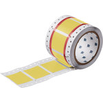 imagen de Brady Permasleeve 2HX-1000-2-YL Funda de impresora troquelada - 1.969 pulg. x 1.236 pulg. - Amarillo - B-7642