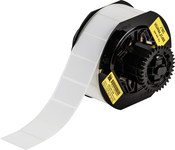 imagen de Brady Workhorse B33-235-7425 Rollo de etiquetas troqueladas para impresoras - 1.5 pulg. x 1 pulg. - Polipropileno - Blanco - B-7425