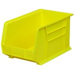 imagen de Akro-mils Akrobin 60 lb Amarillo Polímero de grado industrial Colgado/Apilado Contenedor de almacenamiento - longitud 18 pulg. - Ancho 11 pulg. - Altura 10 pulg. - Compartimientos 1 - 30260 YELLOW