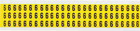 imagen de Brady 3410-9 Etiqueta de número - 9 - Negro sobre amarillo - 11/32 pulg. x 1/2 pulg. - B-498