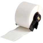imagen de Brady CleanLift M6-32-498 Etiquetas reposicionables para impresora - 1.5 pulg. x 1.5 pulg. - Vinilo - Blanco - B-498