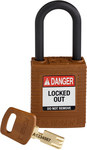 imagen de Brady SafeKey Candado de seguridad - Ancho 1 1/2 pulg. - NYL-BRN-38PL-KD