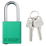 imagen de Brady Candado de seguridad 153741 - Aluminio - Verde - 58733