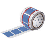 imagen de Brady Permasleeve 2HX-1000-2-BL-S Funda de impresora troquelada - 1.969 pulg. x 1.236 pulg. - Azul - B-7642