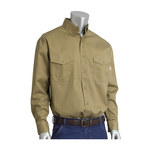 imagen de PIP Flame-Resistant Shirt 385-FRWS 385-FRWS-KH/L - Size Large - Tan - 63722