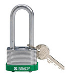 imagen de Brady Candado de seguridad con llave - Ancho 1 5/16 pulg. - 143142