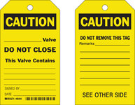 imagen de Brady 86494 Negro sobre amarillo Poliéster/papel Etiqueta de seguridad del equipo - Ancho 4 pulg. - Altura 7 pulg. - B-837