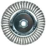 imagen de Weiler Vortec Pro 36225 Cepillo de rueda - Anudado - Circular trenzado Acero cerda