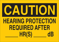 imagen de Brady B-401 Poliestireno Rectángulo Cartel de PPE Amarillo - 14 pulg. Ancho x 10 pulg. Altura - 25467
