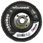imagen de Weiler Wolverine Type 29 Flap Disc 31353 - Zirconium - 4-1/2 in - 120 - Fine