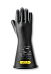 imagen de Ansell Marigold Black 8.5 Natural Rubber Mechanic's Gloves - 14 in Length - 124079