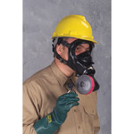imagen de MSA Advantage 4100 Gafa de media cara 10095190 - tamaño Mediano - Negro - Silicón - 15257