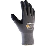 imagen de PIP MaxiFlex Ultimate 34-874T Grey/Black Small Nylon Work Gloves - Nitrile/Nitrile Foam Palm & Fingers Coating - 8.1 in Length - 34-874T/S