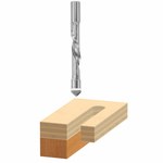 imagen de Bosch 1/2 pulg. Broca para fresadora 85187 - Acero de alta velocidad - 2 flautas