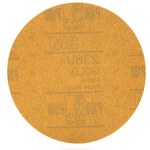 imagen de 3M Hookit Recubierto Óxido de aluminio Amarillo Disco de velcro - Óxido de aluminio - 6 pulg. - P100 - Grueso - 00982