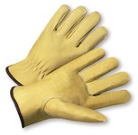 imagen de West Chester 994KF Tan Large Grain Pigskin Leather Work Gloves - Keystone Thumb - 10 in Length - 994KF/L
