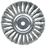 imagen de Weiler 08835 Wheel Brush - 7 in Dia - Knotted - Standard Twist Steel Bristle