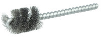 imagen de Weiler Stainless Steel Single Spiral Tube Brush - 3.5 in Length - 3/4 in Diameter - 0.006 in Bristle Diameter - 21085