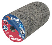 imagen de Weiler Tiger AO Aluminum Oxide Abrasive Plug - 1 1/2 in Length - 3/8-24 UNF Center Hole - 68325
