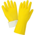 imagen de Global Glove 150F-E Amarillo 9 Látex Guantes de trabajo - 150F-E LG