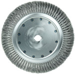 imagen de Weiler 09969 Wheel Brush - 15 in Dia - Knotted - Standard Twist Steel Bristle