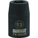 imagen de DEWALT DWMT74660OSP 13 mm Toma De Impacto - Acero al vanadio - accionamiento 1/2 pulg. 6 Puntos - 46600