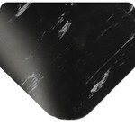 imagen de Wearwell Tile-Top Select Tapete antifatiga 494.78x2x60BWH - 2 pies x 60 pies - Base de esponja de PVC - Con textura - Marmoleado negro - 11726