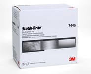 imagen de 3M Scotch-Brite 7446 Blending Hand Pad 65056 - Silicon Carbide - Medium - 9 in x 6 in