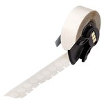 imagen de Brady M6-82-499 Etiquetas de impresora - 0.375 pulg. x 0.375 pulg. - Nailon - Blanco - B-499