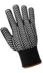 imagen de Global Glove S687 Negro/Gris XL Acrílico/felpa Guantes de trabajo - Longitud 11 pulg. - S687 XL
