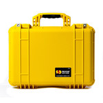 imagen de Pelican 1500 WL/NF Yellow Protective Hard Case, Polypropylene, No Foam Padding, 18.5 in x 14.06 in - 15007