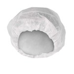 imagen de Kimberly-Clark Kleenguard A20 White Universal Rayon Bouffant Cap - 24 in Stretched Diameter - 036000-66829
