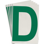 imagen de Brady Toughstripe 121712 Etiqueta en forma de letra - D - Verde - 6 pulg. x 8 pulg. - B-514