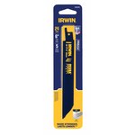 imagen de Irwin WeldTec Bi-Metal Hoja de sierra recíproca - longitud de 6 pulg. - espesor de 0.035 pulg. - 372624P5